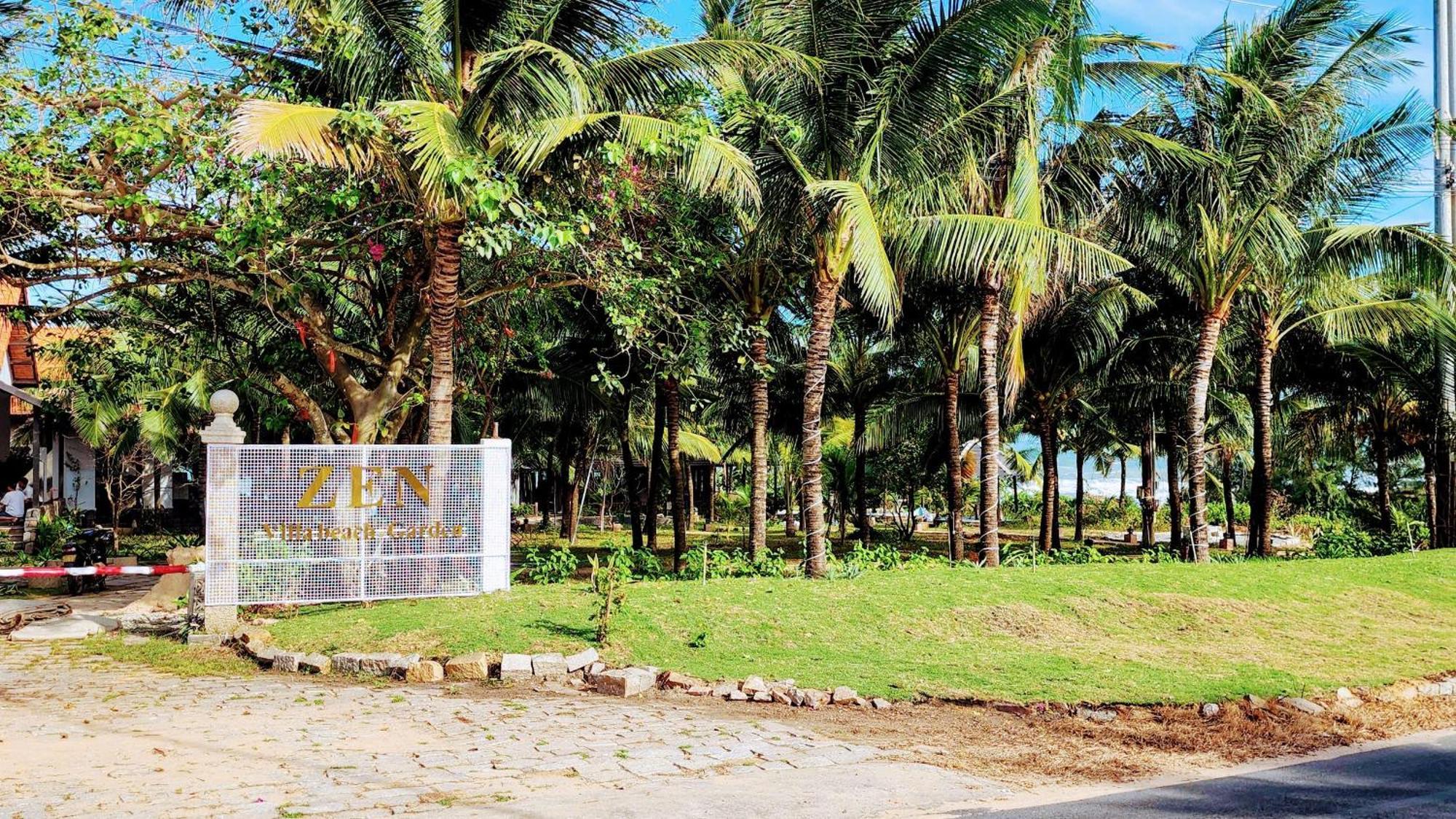 Zen Resort - Villa Beach- Garden Xom Tram Eksteriør bilde